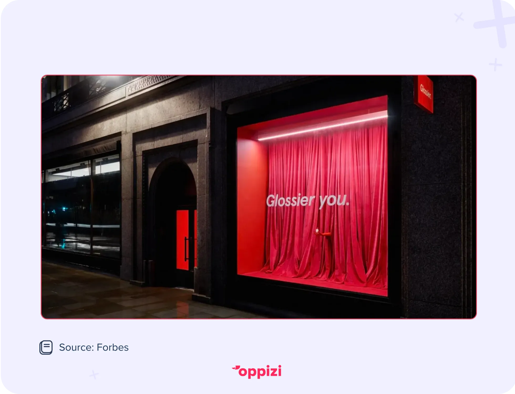 glossier pop-up