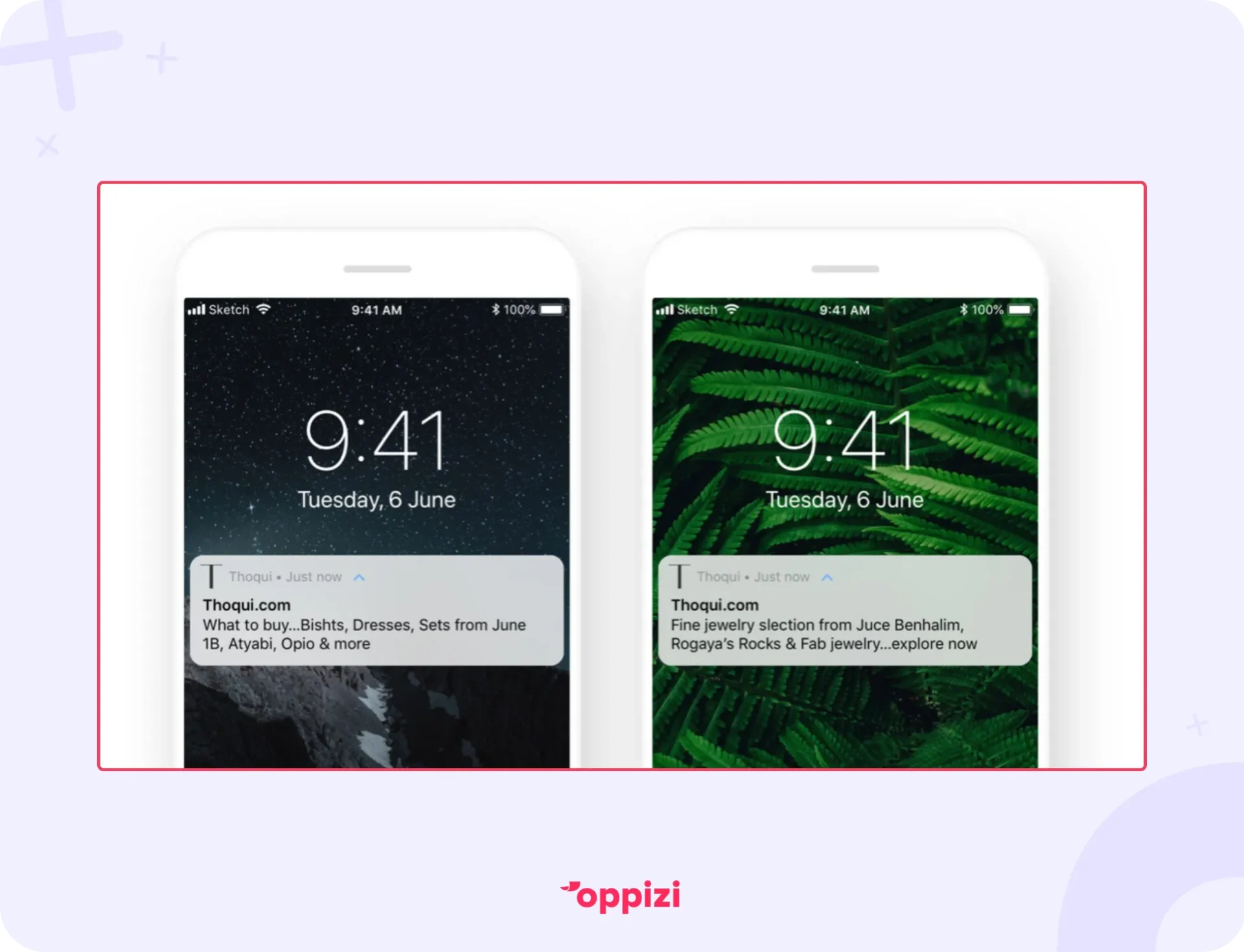 amazon personalized web push notifications
