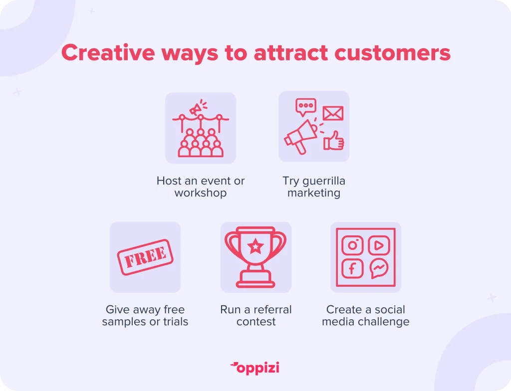 creative ways to attract new customers