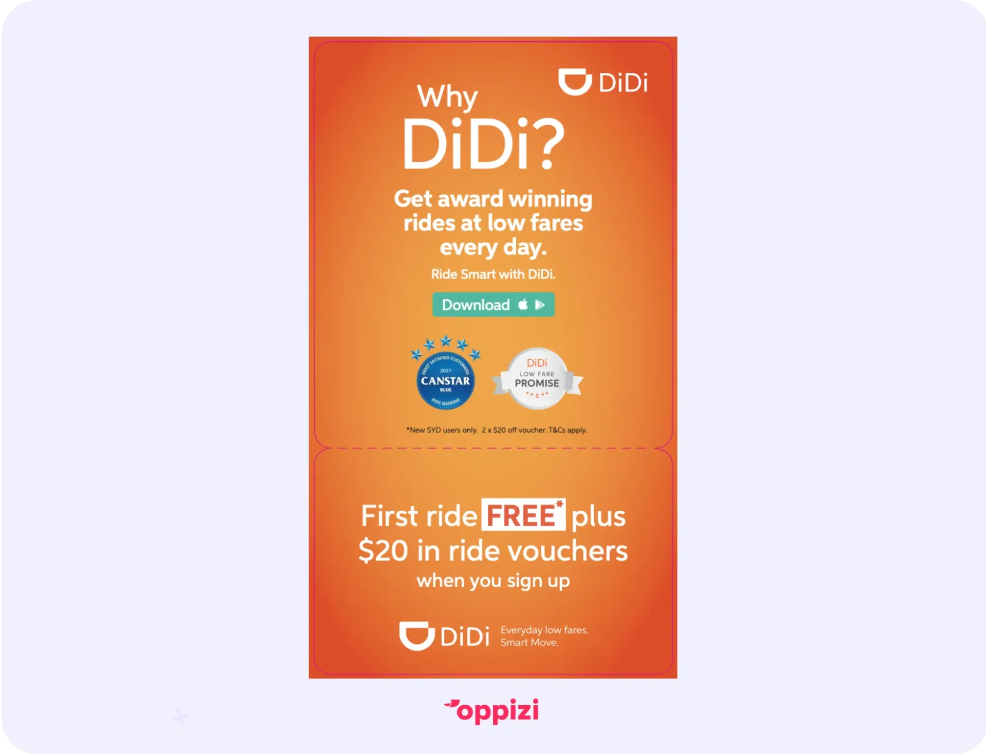 An example of a flyer designed by Didi.