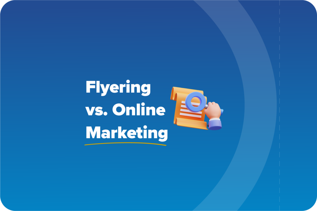 flyer marketing vs online