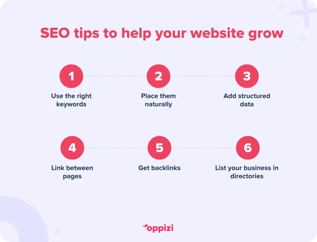 SEO tips grow your website