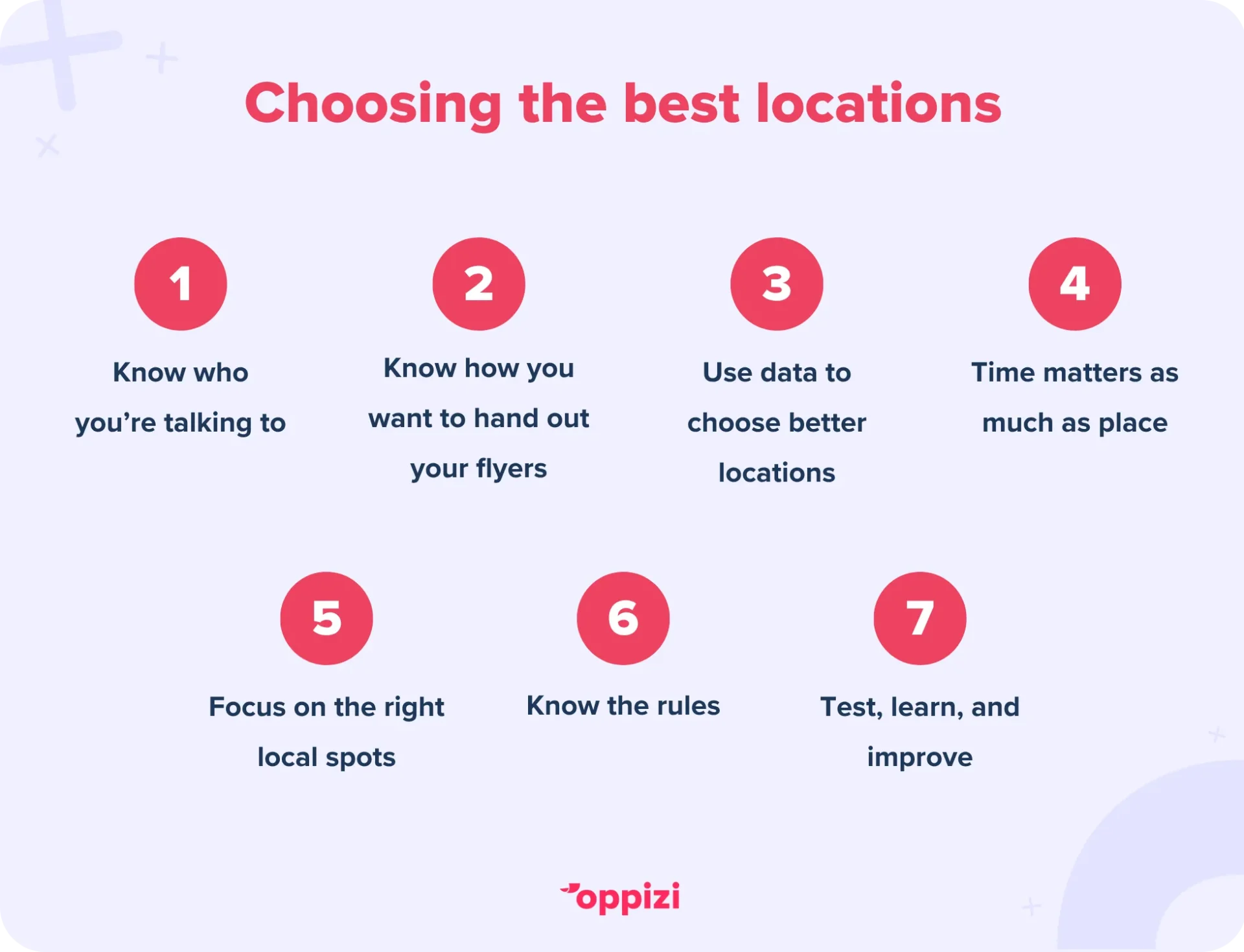 best locations to hand out flyers