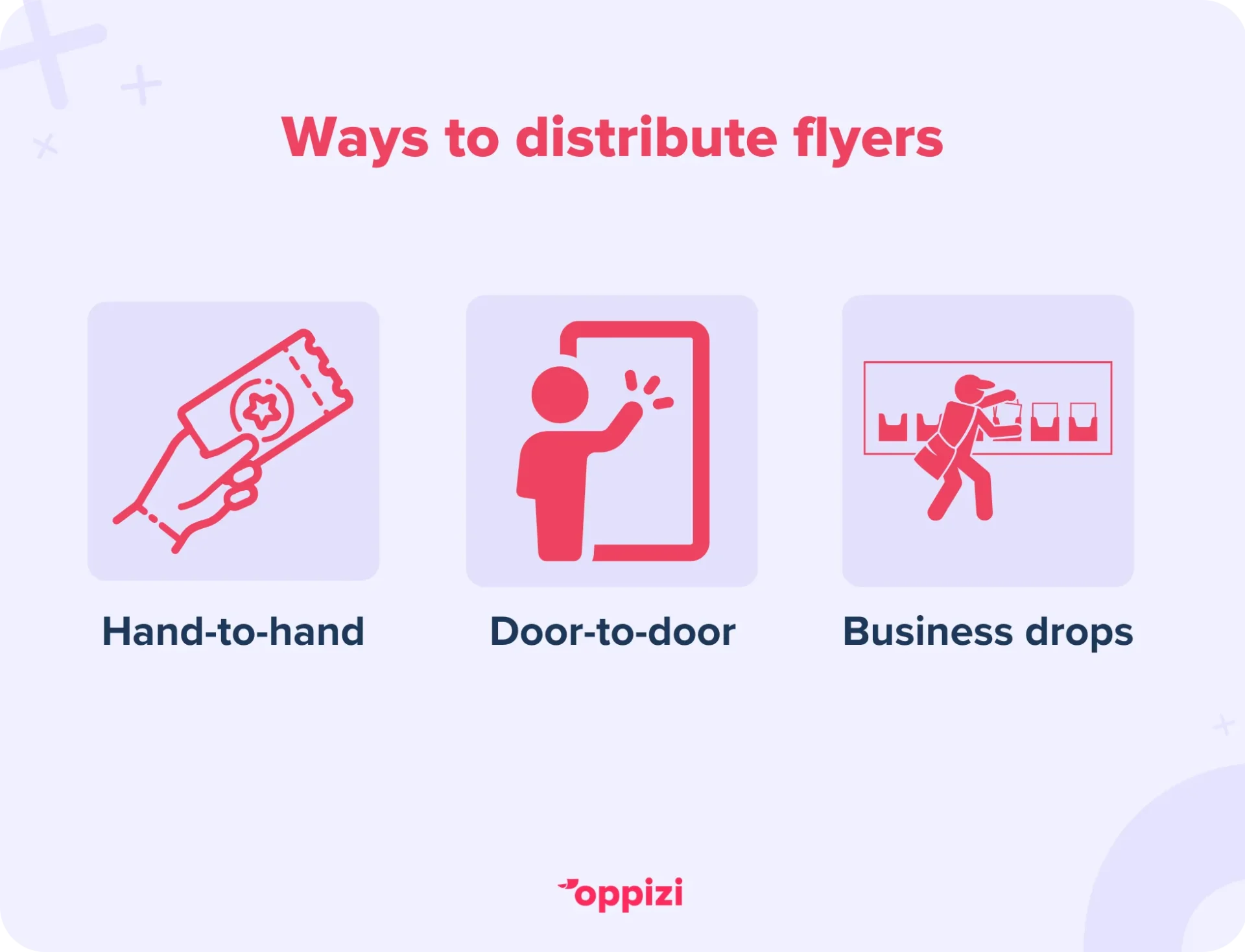 ways to distribute flyers