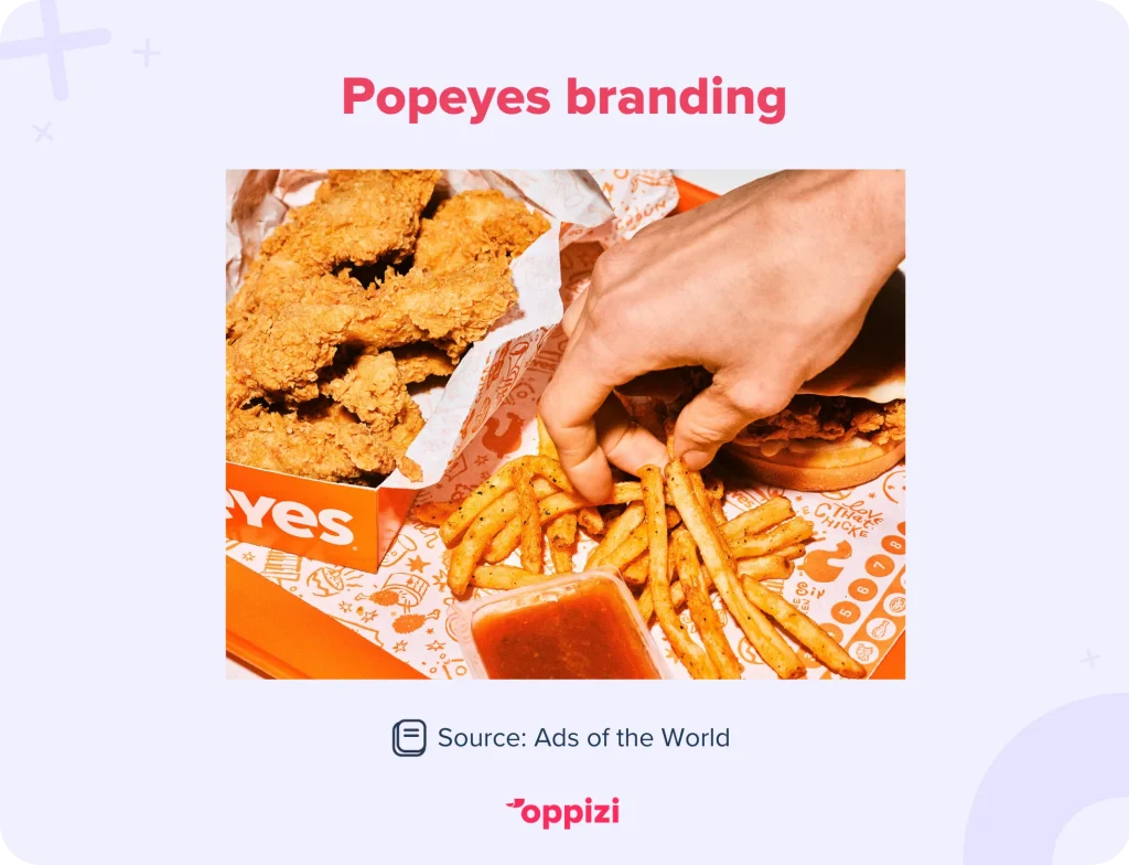 popeyes branding