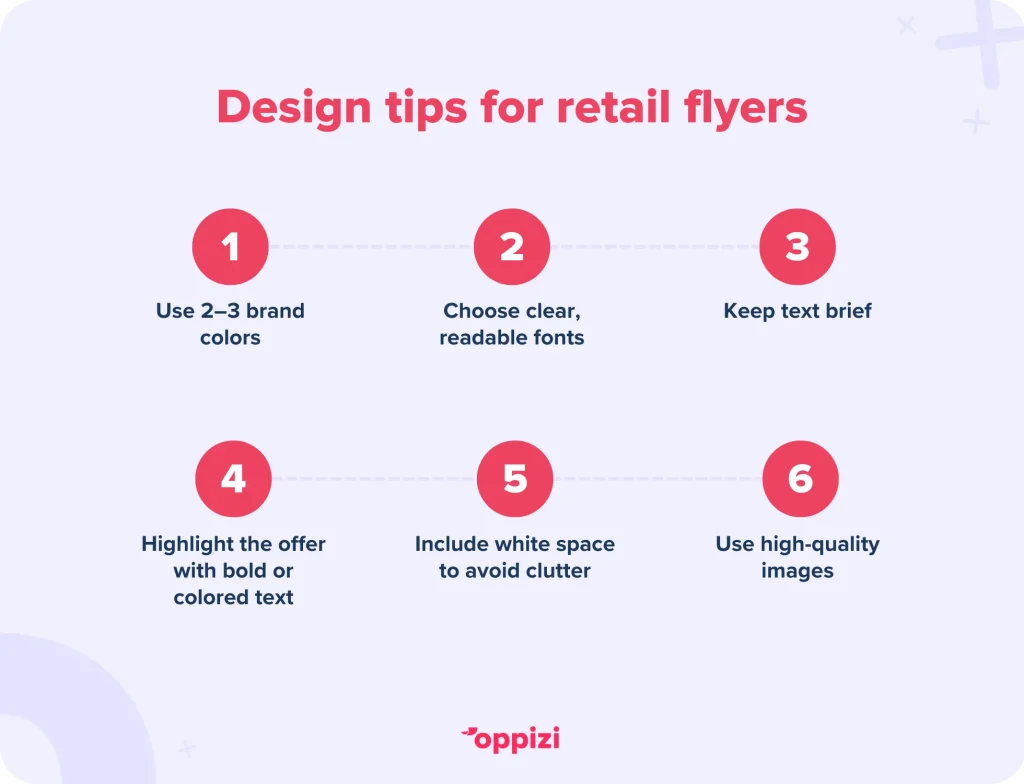 retail flyers design tips