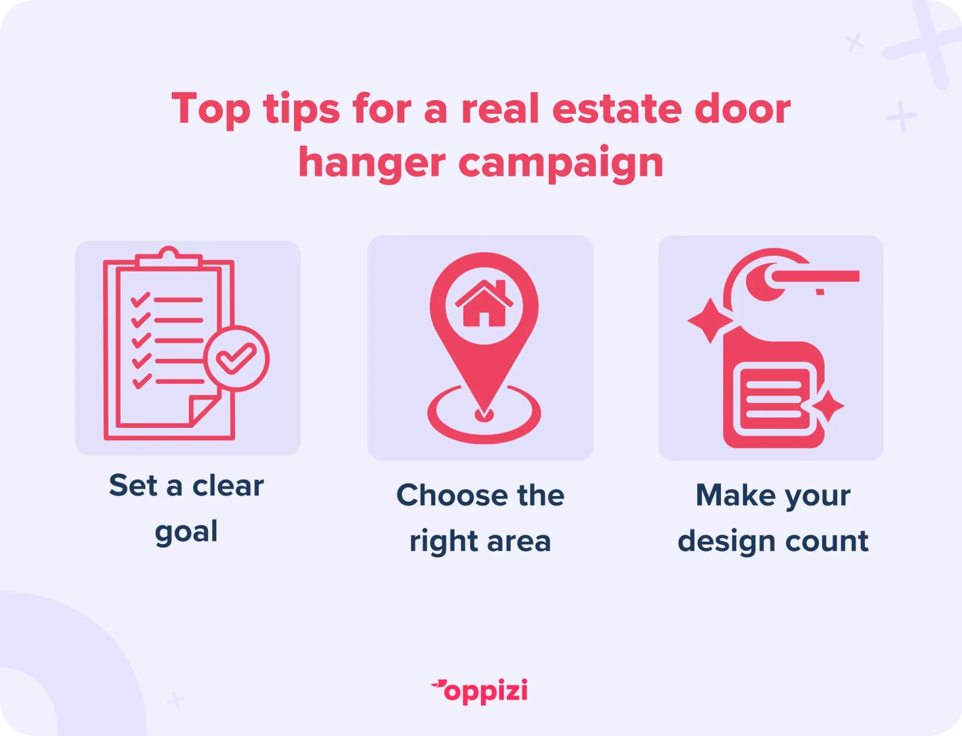 real estate door hanger tips
