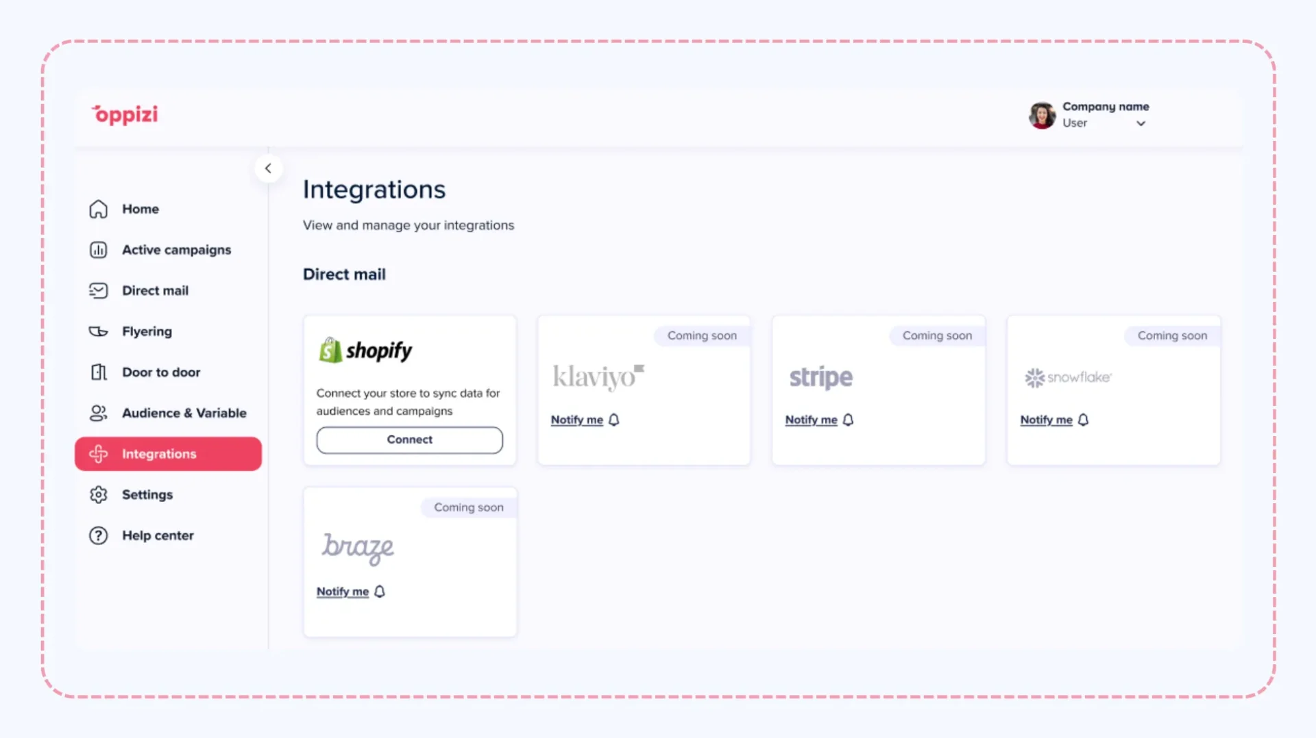 oppizi shopify integration